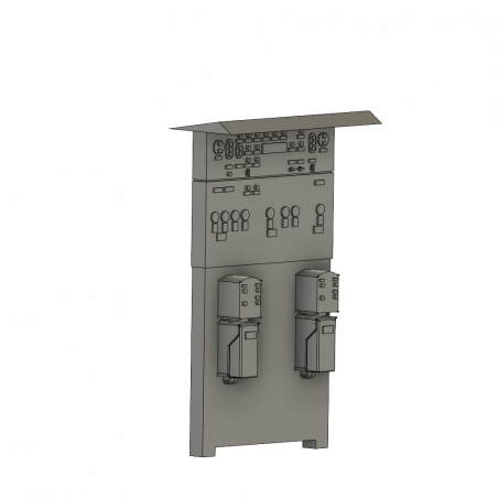 Perrongställverk skala H0 1:87