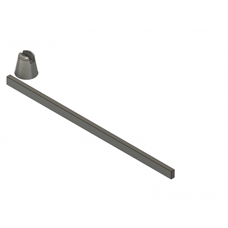 Betongavgränsning parkering rund stolpe