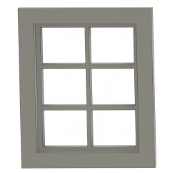 Fönster rektangulärt 9x11 skala H0 1:87