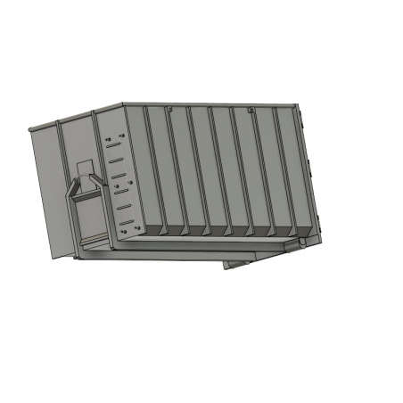 Växelflak med låga sidor