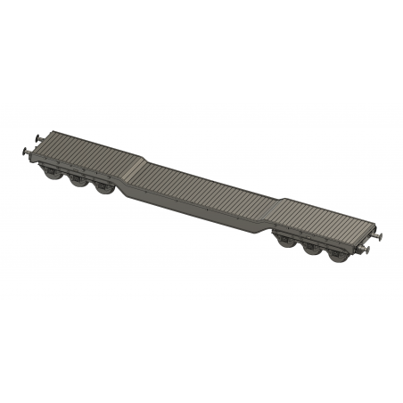 Tunglastvagn Sdu skala H0 1:87
