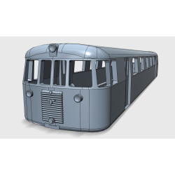 copy of Rälsbuss NBJ Y02 med takstrålkastare, skala H0 1:87