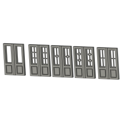 Pardörrar dörrar stora fönster